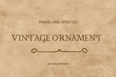 Vintage Ornament by Ketsarin — Dingbats Font — thumbnail 5
