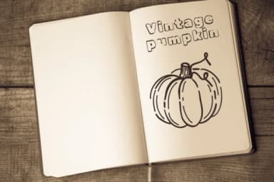 Vintage Pumpkin by Nongyao — Dingbats Font — thumbnail 5