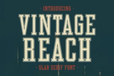 Vintage Reach by Anto (7NTypes) — Slab Serif Font — thumbnail 1