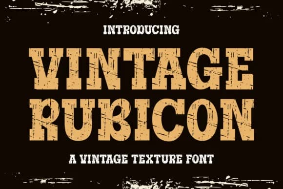 Vintage Rubicon by Jasa (7NTypes) — Slab Serif Font