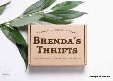 Vintage Scrapbook by Victoria Gates — Slab Serif Font — thumbnail 6