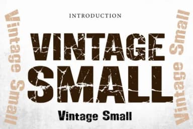 Vintage Small by Wow Magic — Slab Serif Font — thumbnail 1