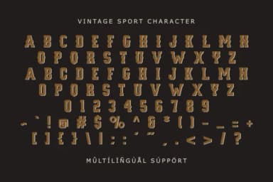 Vintage Sport by Almairatype Studio — Slab Serif Font — thumbnail 2