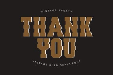 Vintage Sport by Almairatype Studio — Slab Serif Font — thumbnail 5