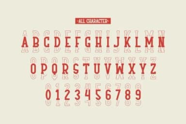 Vintage Stacked by Pian45 — Slab Serif Font — thumbnail 7