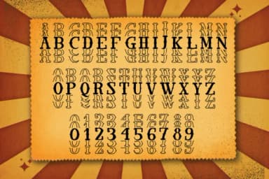 Vintage Stacked by Dmletter31 — Slab Serif Font — thumbnail 7