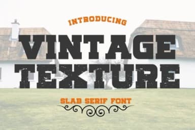 Vintage Texture by Eystore — Slab Serif Font — thumbnail 1