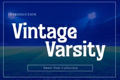 Vintage Varsity by Wow Magic — Slab Serif Font — thumbnail 1