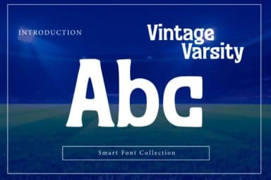 Vintage Varsity by Wow Magic — Slab Serif Font — thumbnail 2