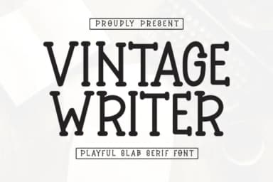 Vintage Writer by CraftedType Studio — Slab Serif Font — thumbnail 1