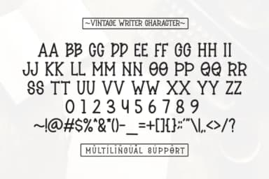 Vintage Writer by CraftedType Studio — Slab Serif Font — thumbnail 2