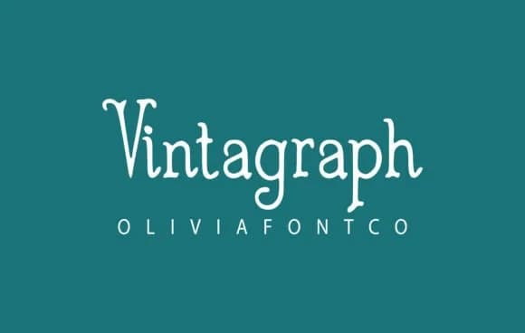 Vintagraph by OliviaFontCo — Slab Serif Font