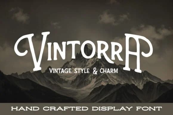 Vintorra by stompstock — Slab Serif Font