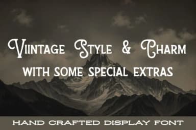 Vintorra by stompstock — Slab Serif Font — thumbnail 3
