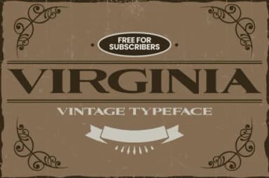 Virginia by Minimalistartstudio — Slab Serif Font — thumbnail 1