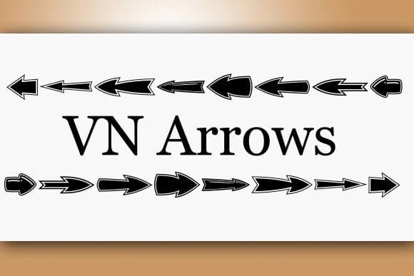 VN Arrows by vladimirnikolic — Dingbats Font