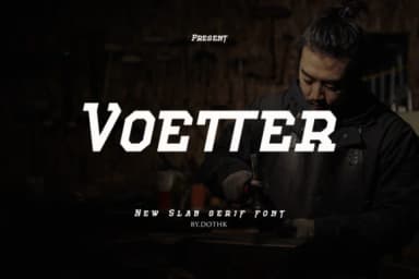 Voetter by Arief.hk — Slab Serif Font — thumbnail 1