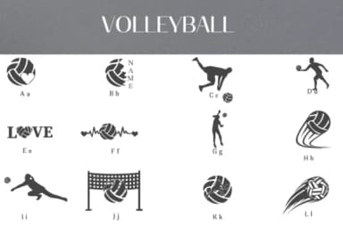 Volleyball by Heartcraft Atelier — Dingbats Font — thumbnail 2