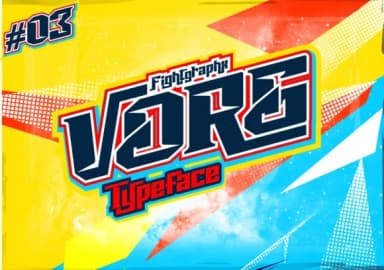 Vorg by Raws_unsleep — Slab Serif Font — thumbnail 2