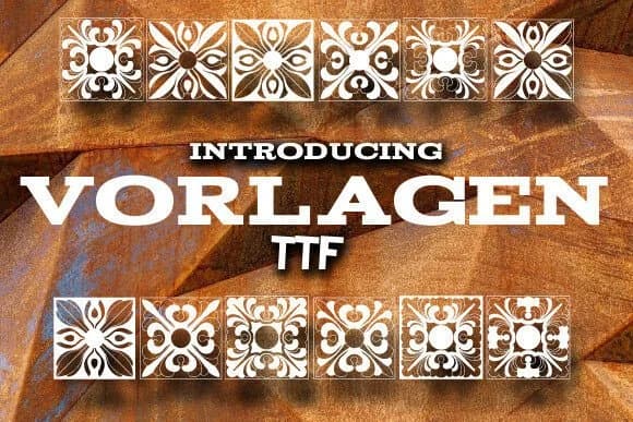 Vorlagen by vladimirnikolic — Dingbats Font