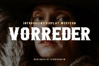 Vorreder by sinduamiw — Slab Serif Font — thumbnail 1