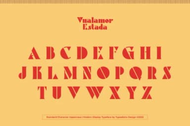 Vualamor Estada by typealiens — Slab Serif Font — thumbnail 6