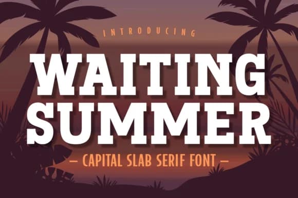 Waiting Summer by Jasm (7NTypes) — Slab Serif Font
