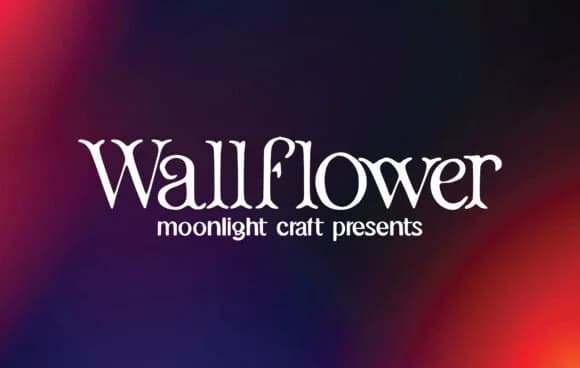 Wallflower by moonlight craft — Slab Serif Font