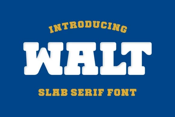 Walt by Situjuh — Slab Serif Font