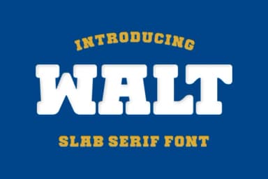 Walt by Situjuh — Slab Serif Font — thumbnail 1