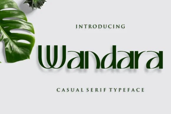 Wandara by prayoga_std — Slab Serif Font