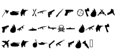 War Glyphs by GraphicsBam Fonts — Dingbats Font — thumbnail 4