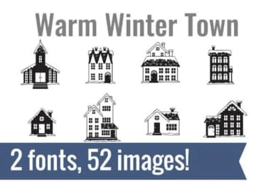 Warm Winter Dingbats by Illustration Ink — Dingbats Font — thumbnail 2