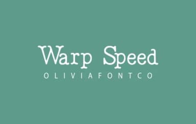 Warp Speed by OliviaFontCo — Slab Serif Font — thumbnail 1