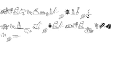 Water Fun by onoborgol — Dingbats Font — thumbnail 5