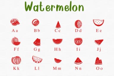 Watermelon by Sontaya — Dingbats Font — thumbnail 2