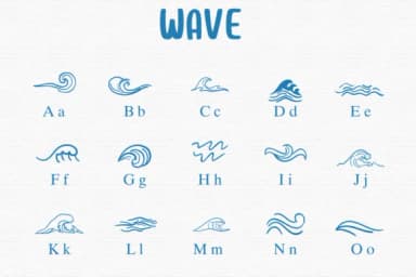 Wave by Sontaya — Dingbats Font — thumbnail 2