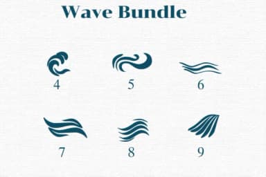 Wave Bundle by Nongyao — Dingbats Font — thumbnail 4