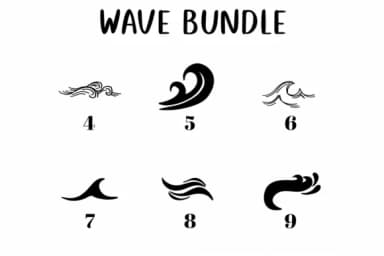 Wave Bundle by CHANOK — Dingbats Font — thumbnail 4