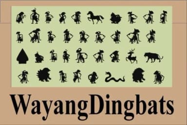 Wayang by wisudyantoro — Dingbats Font — thumbnail 1