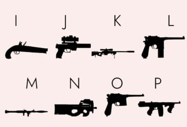 Weapons Silhouettes by Minimalistartstudio — Dingbats Font — thumbnail 2