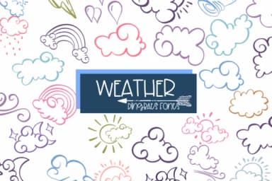 Weather by Sirinart — Dingbats Font — thumbnail 1
