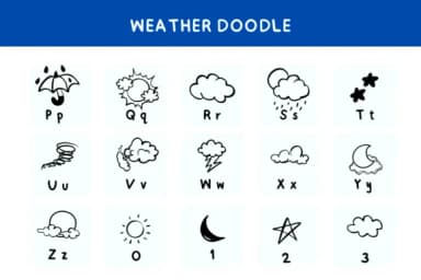 Weather Doodle by Bee Piyanuch — Dingbats Font — thumbnail 6