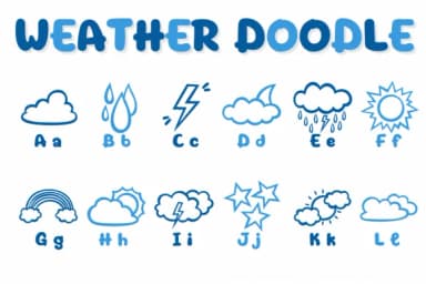 Weather Doodle by Chonada — Dingbats Font — thumbnail 2