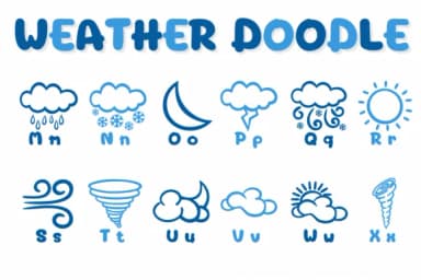 Weather Doodle by Chonada — Dingbats Font — thumbnail 3