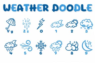 Weather Doodle by Chonada — Dingbats Font — thumbnail 4