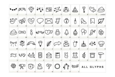 Wedding by YandiDesigns — Dingbats Font — thumbnail 2