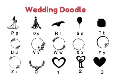 Wedding by Nun Sukhwan — Dingbats Font — thumbnail 3