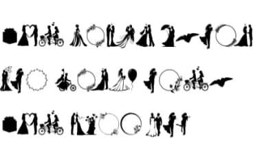 Wedding by Nun Sukhwan — Dingbats Font — thumbnail 8