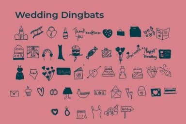 Wedding by Ciriative — Dingbats Font — thumbnail 2